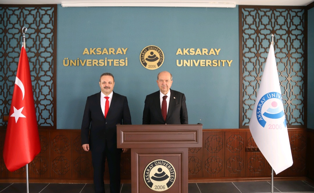 KKTC 5. Cumhurbaşkanı Ersin Tatar’dan   Aksaray Üniversitesine ziyaret