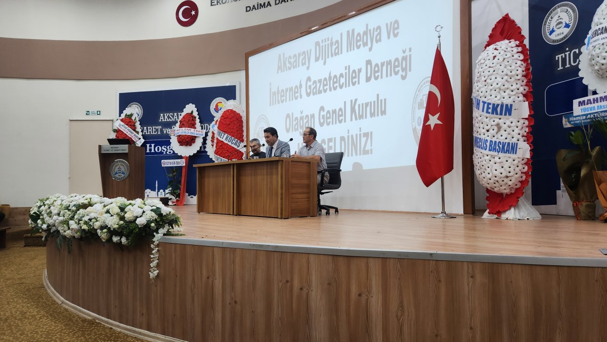 AKSARAY DİJİTAL MEDYA VE İNTERNET GAZETECİLER DERNEĞİ'NİN İLK OLAĞAN GENEL KURULU YAPILDI