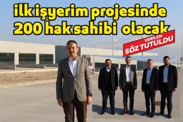 İlk  İş Yerim Projesi kapsamında Aksaray’da 200 adet işyerinin anahtar teslim müjdesi