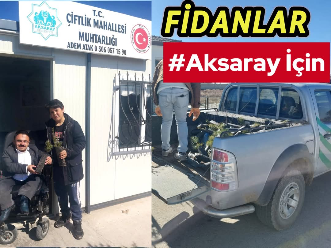 Aksaraylılar gününde Geleceğe Nefes Oldular yüzlerce  Fidan Toprakla Buluştu