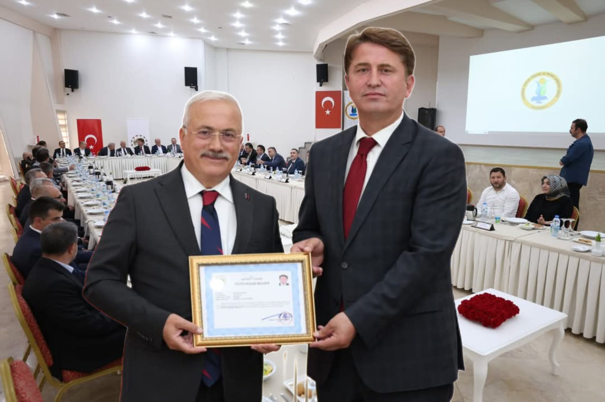 Aksaray'da Mustafa Doğan'a Veda Yemeği: