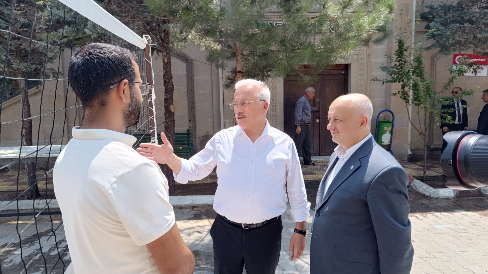 Çimeli Yeni Köy Cami ve Kur’an Kursunu ziyaret ettiler.