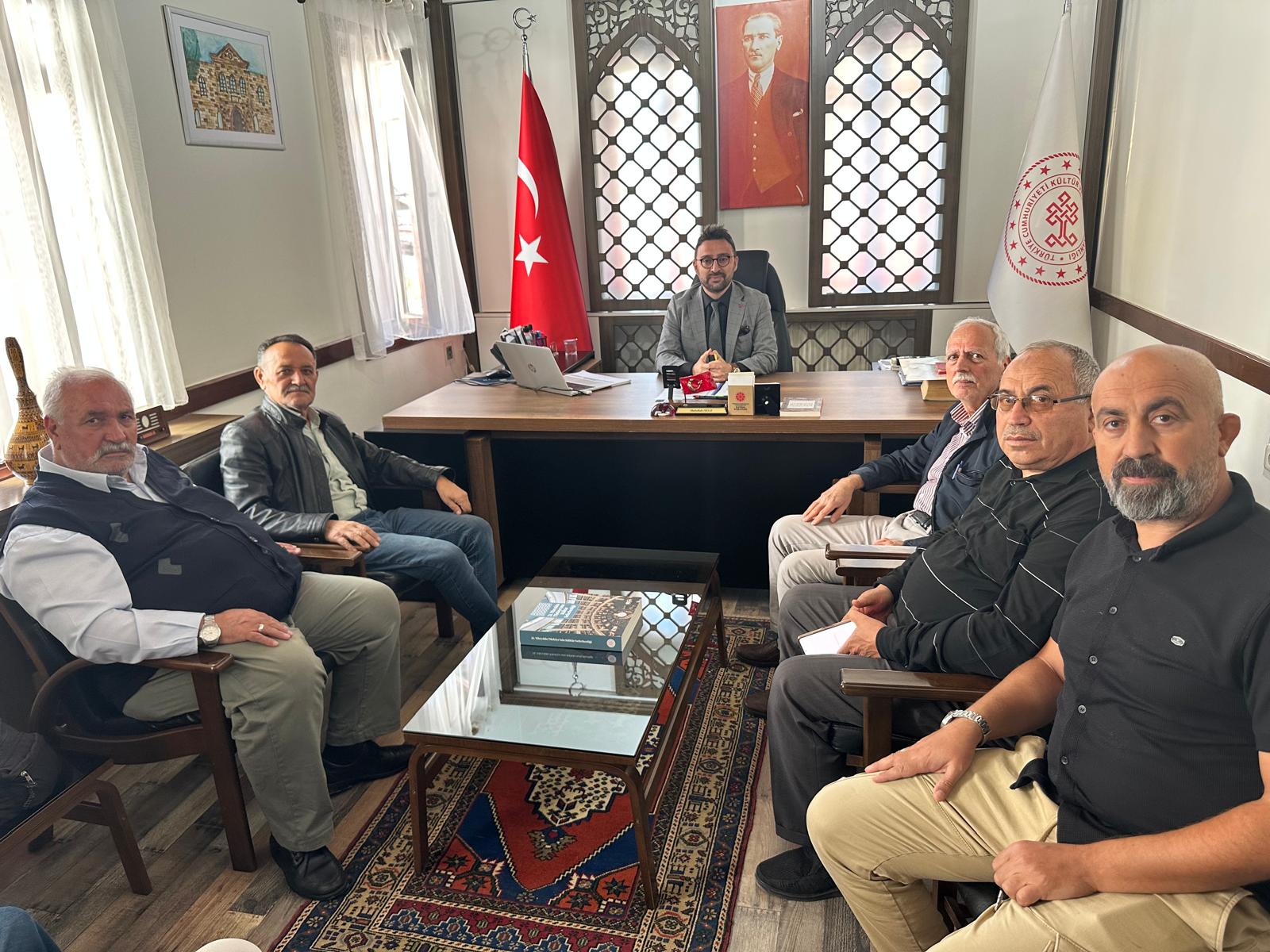 GAZETECİLERDEN KÜLTÜR TURİZM İL MÜDÜRÜNE HAYIRLI OLSUN ZİYARETİ