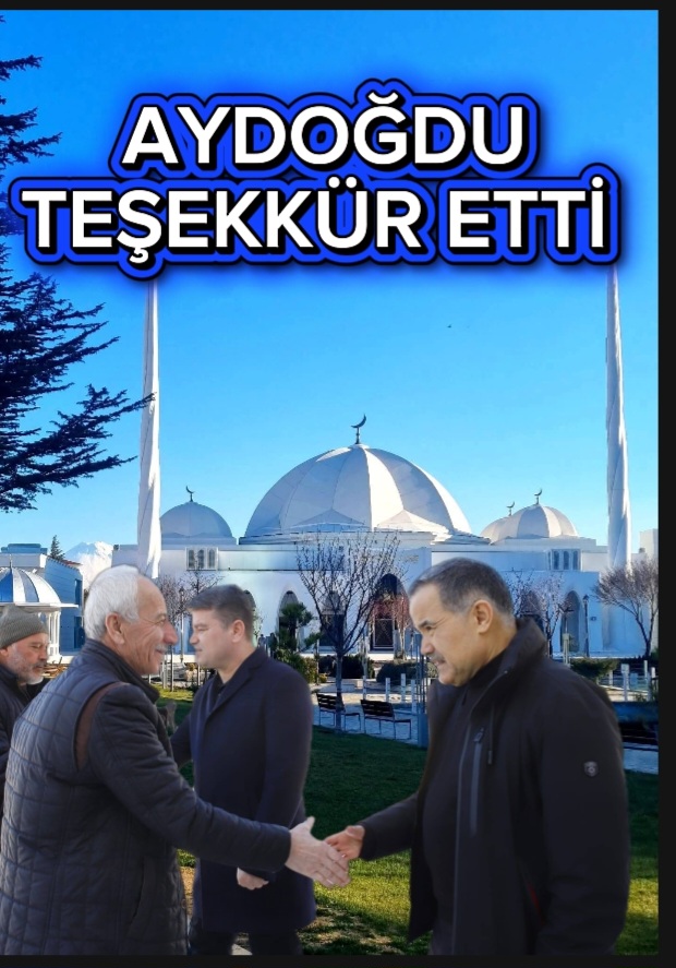 MİLLETVEKİLİ AYDOĞDU’DAN BAŞKAN DİNÇER’E SELÇUKLU KÜLLİYESİ TEŞEKKÜRÜ