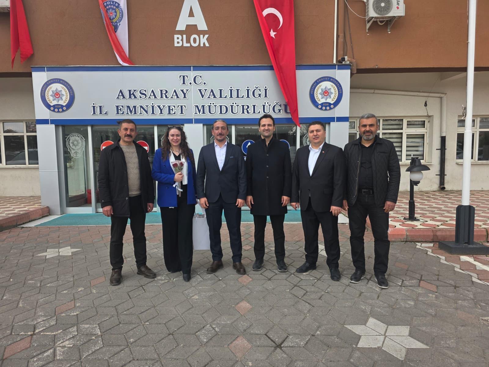 İYİ Parti Aksaray Merkez İlçe Başkanı Melikşah Yıldız’dan Emniyet Teşkilatına Ziyaret