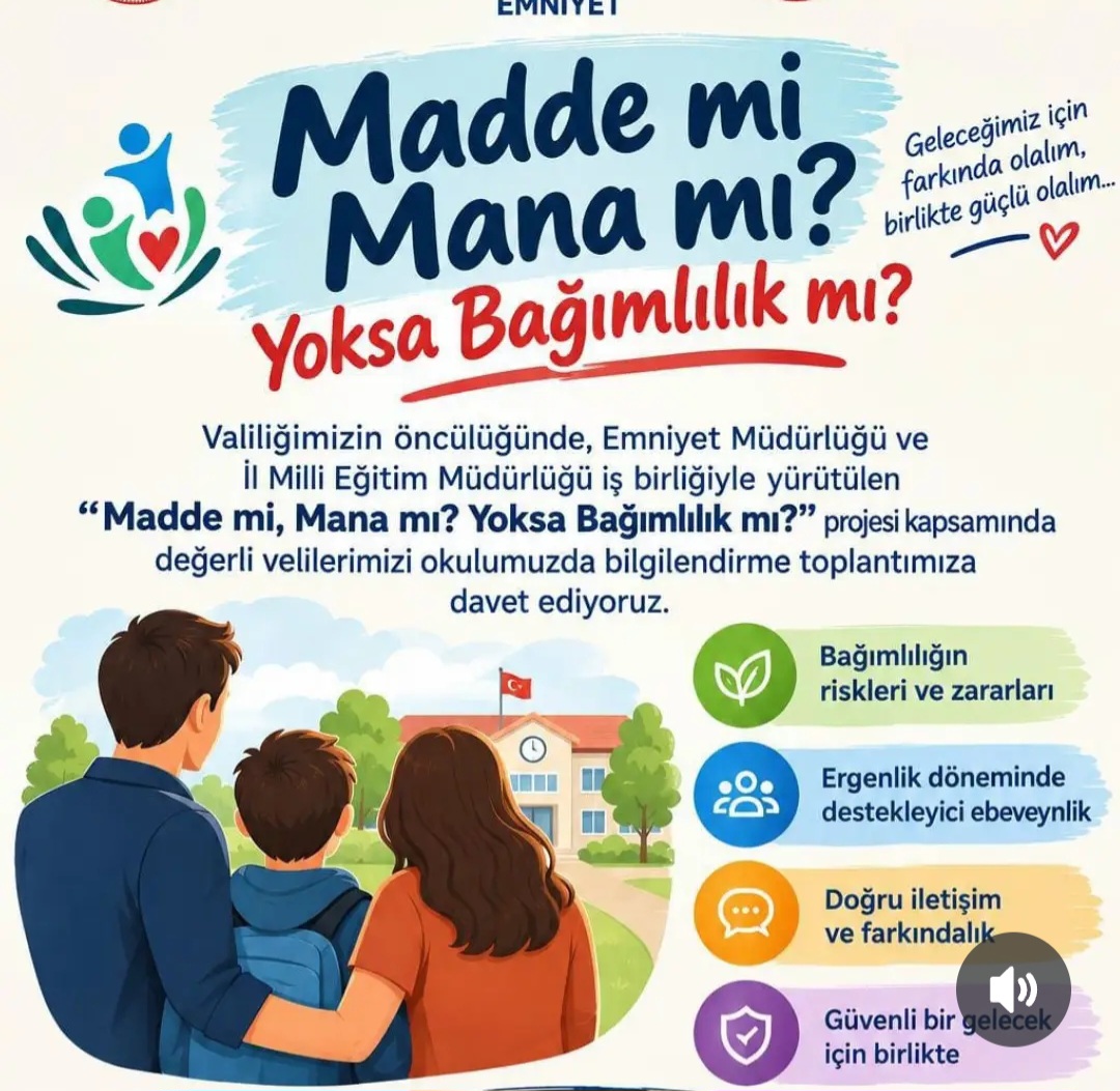 Aksaray’da “Madde mi, Mana mı? Yoksa Bağımlılık mı?” Programı Düzenlendi
