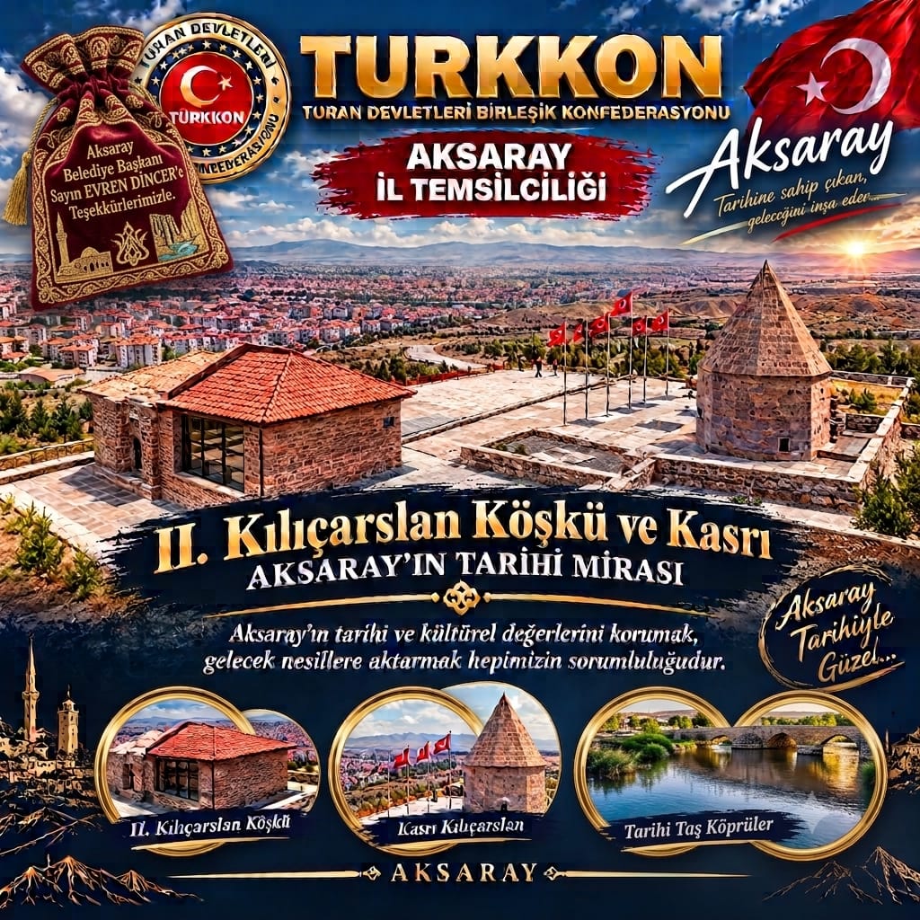 TURKKON’dan Aksaray Belediye Başkanı Dr. Evren Dinçer’e Teşekkür
